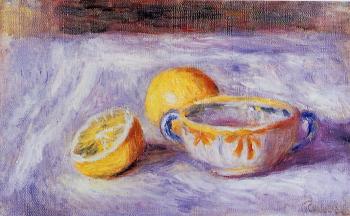 皮埃爾 奧古斯特 雷諾阿 Still Life with Lemons 皮埃爾 奧古斯特 雷諾阿 Still Life with Lemons